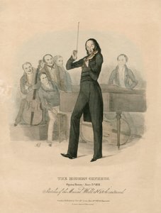Niccolo Paganini  - 肖像 作者 不明